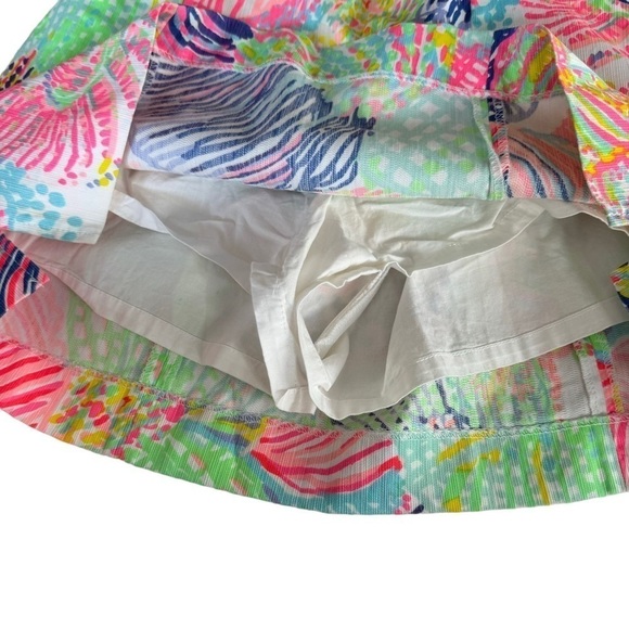 Lilly Pulitzer January Skort, Multi Roar Of The Seas, Size 2 - Picture 6 of 10